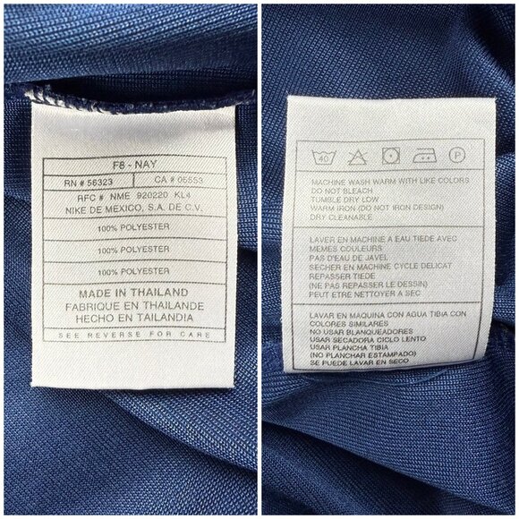 Vintage Dallas Cowboys Polo Shirt Men Extra Large XL Navy Blue Nike Pro Line NFL - Picture 8 of 11